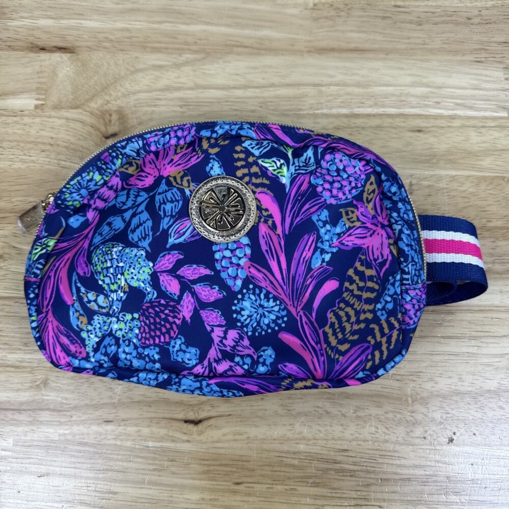 Lilly Pulitzer LIFE OF THE PARTY JEANIE BELT BAG Cross Body Waist Fanny Pack